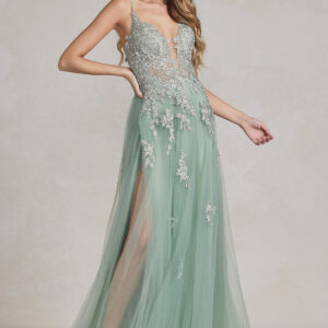 G1149 Sparkle and Tulle Princess Prom Dress